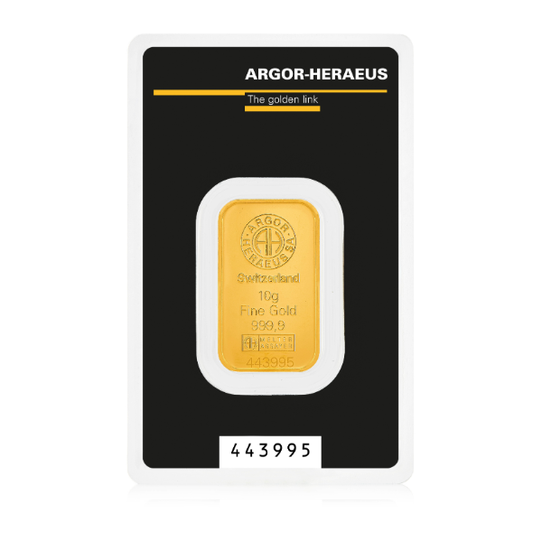 Argor Heraeus 10g Gold Bar