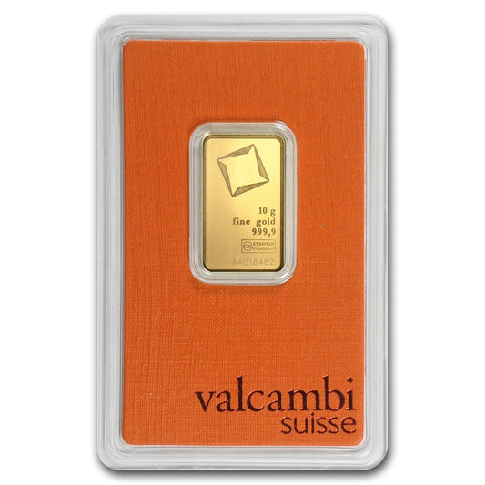 Valcambi 10g Gold Bar